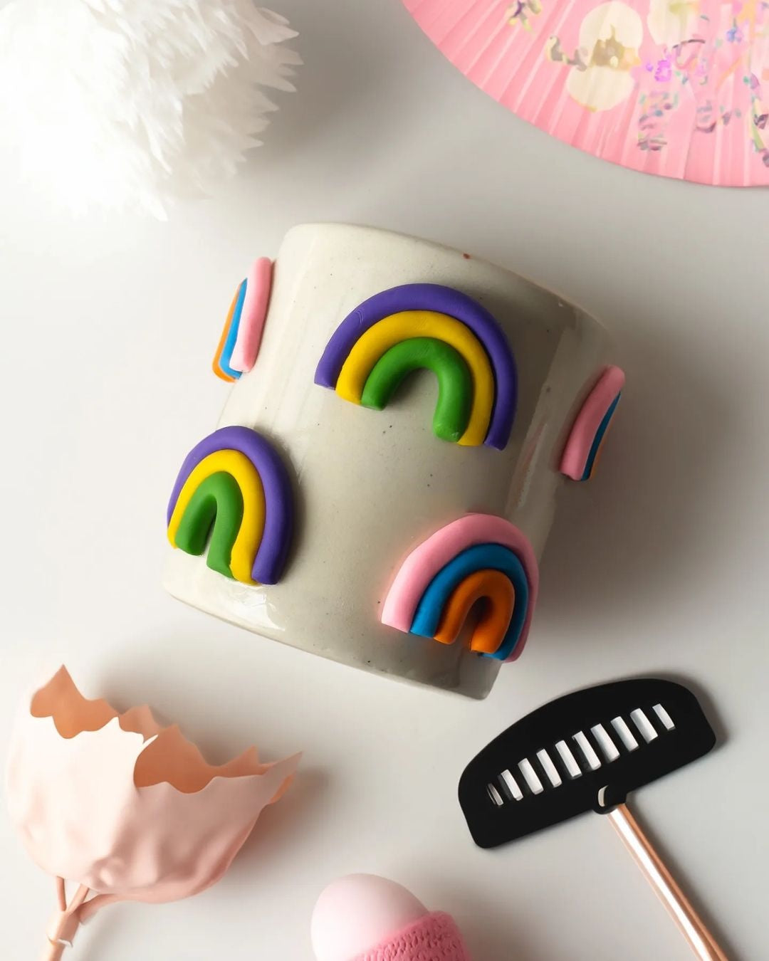Multi Rainbow Pot
