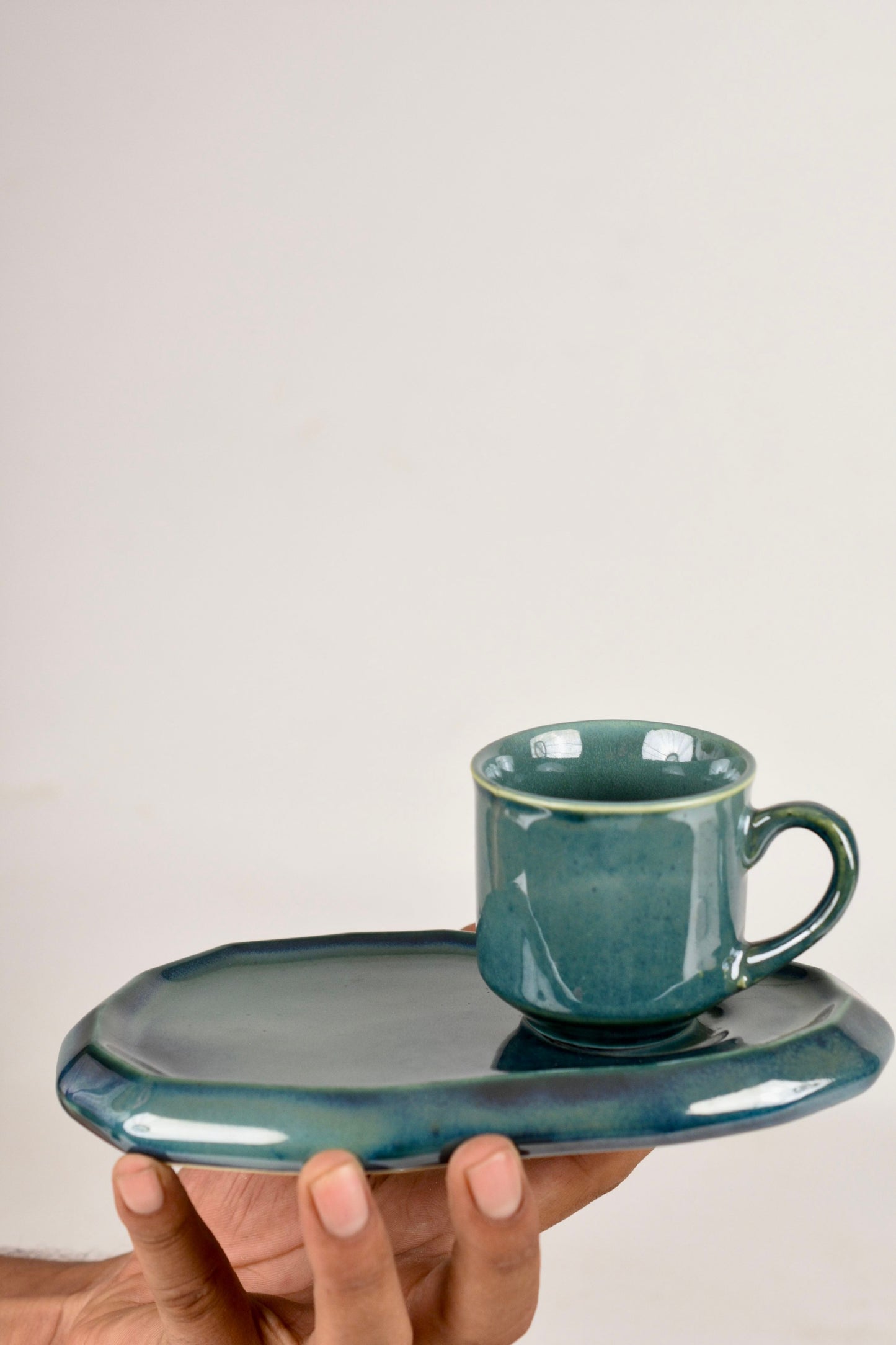 Mug with plate