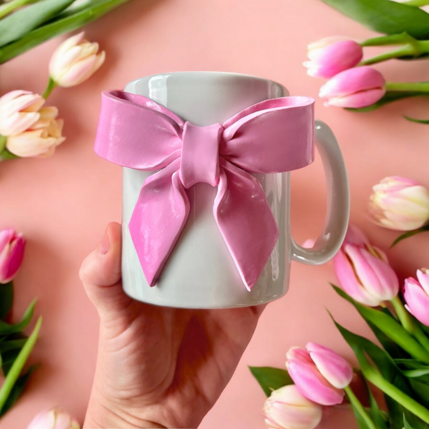 Pink Bow Mug