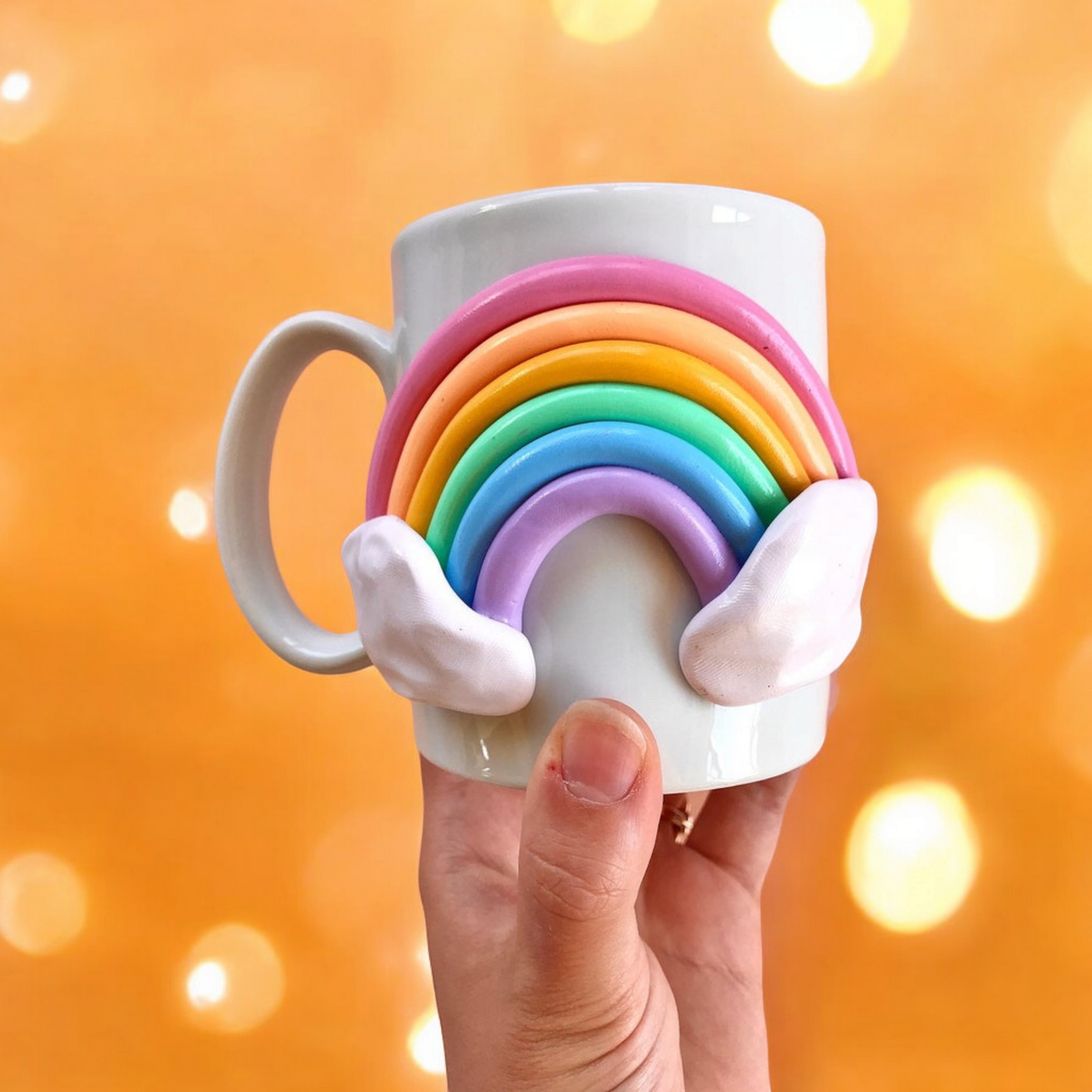 Cloud-Rainbow Mug