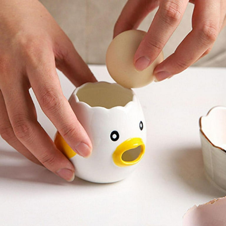 Chicken Design Mini Egg White And Yolk Separator Practical And Simple Ceramic Egg Separator