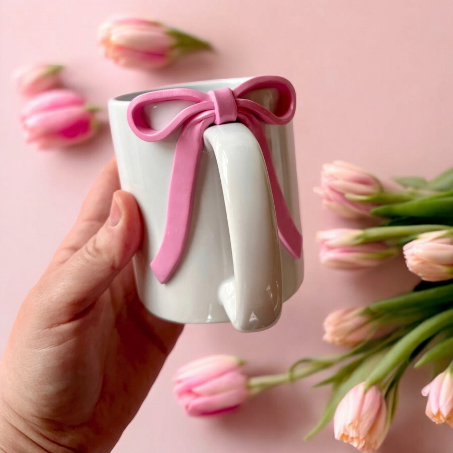 Pink Bow Mug