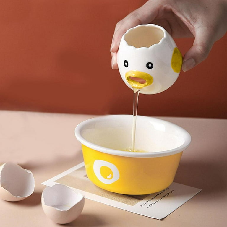 Chicken Design Mini Egg White And Yolk Separator Practical And Simple Ceramic Egg Separator
