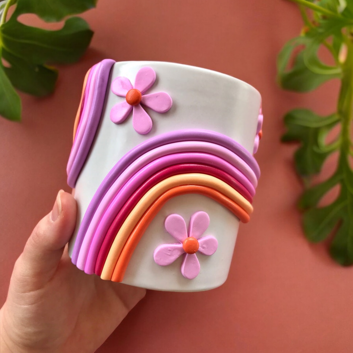 Flower Rainbow Pot