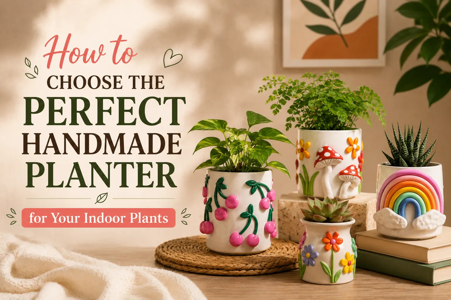 How to Choose the Perfect Handmade Planter for Your Indoor Plants