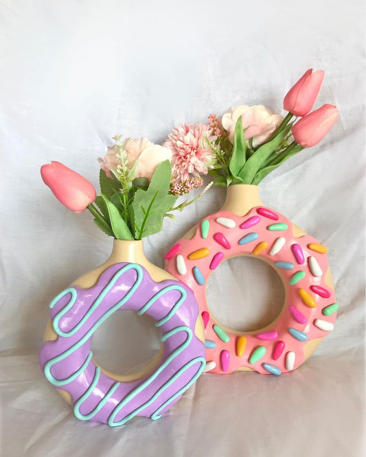 Donut vase