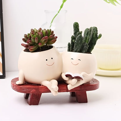 Cute face planter