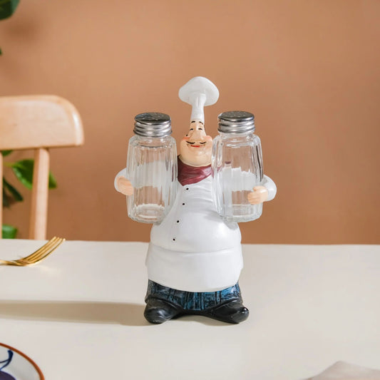 Salt & Pepper holder chef