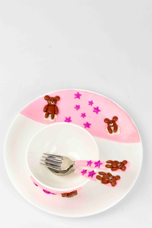 Teddy-Bear Plate For Kids