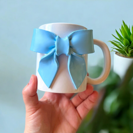 Blue Bow Mug