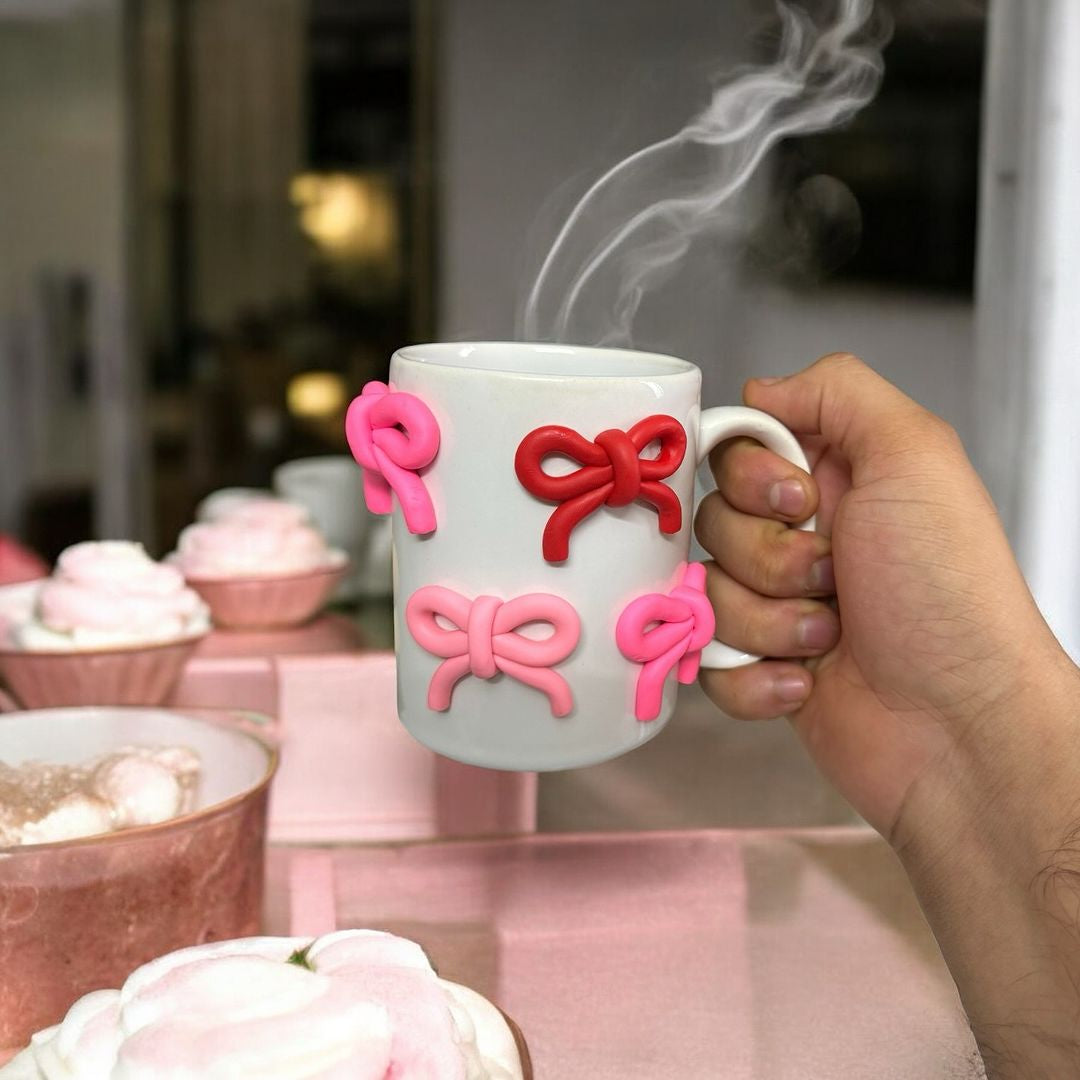 Multi ribbon mug