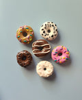 Donut fridge magnet