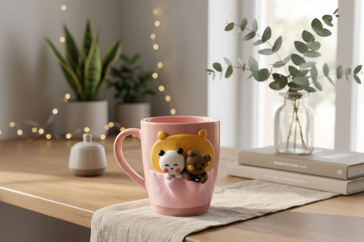 Cute Bear Ceramic Coffee Mug