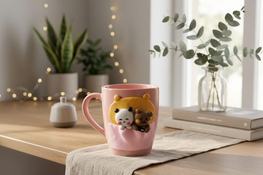 Peek-bear Mug