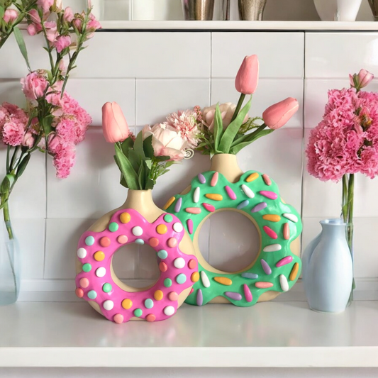 Donut Vase Set of 2