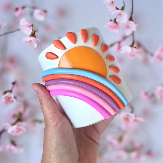 Sun-Rainbow Pot
