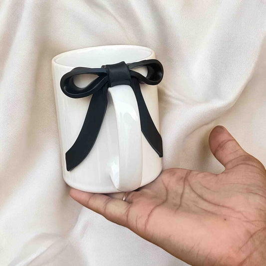 Black Bow mug