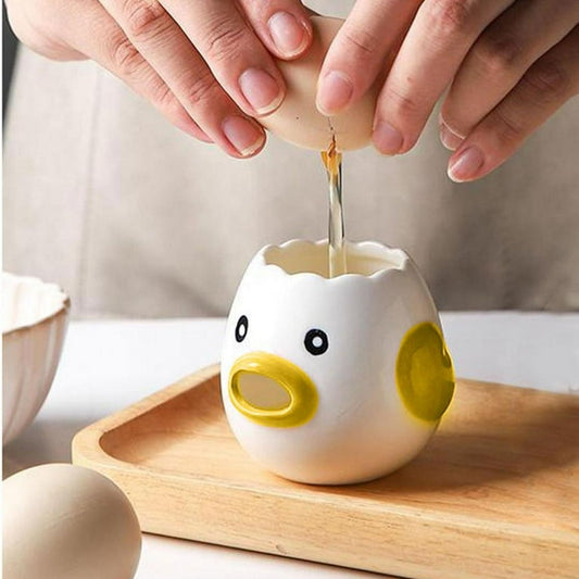 Chicken Design Mini Egg White And Yolk Separator Practical And Simple Ceramic Egg Separator