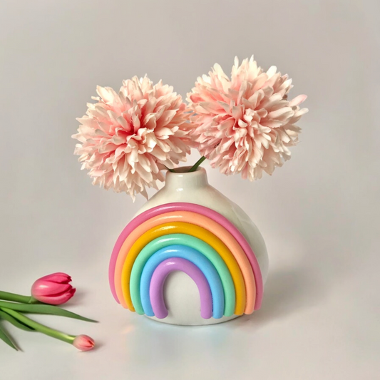 Rainbow Bud Vase