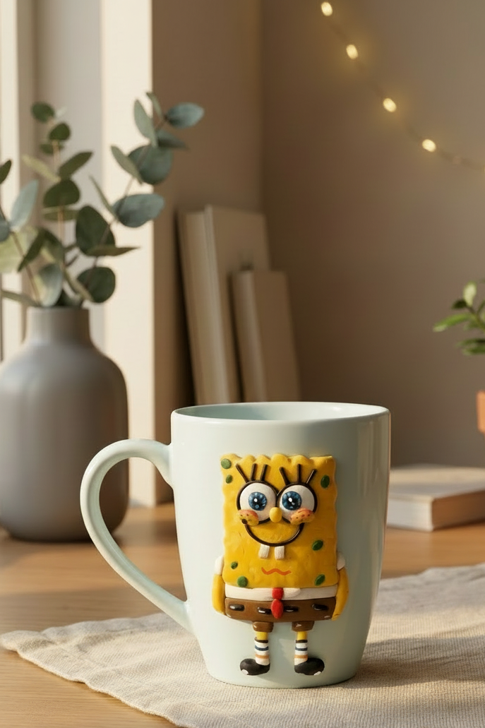 Little Sponge Handmade Cute Mug